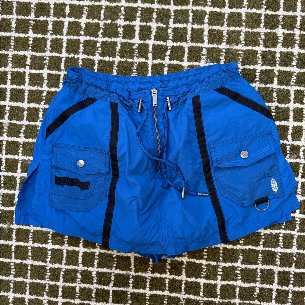 Free people Royal Blue utility skirt/skort